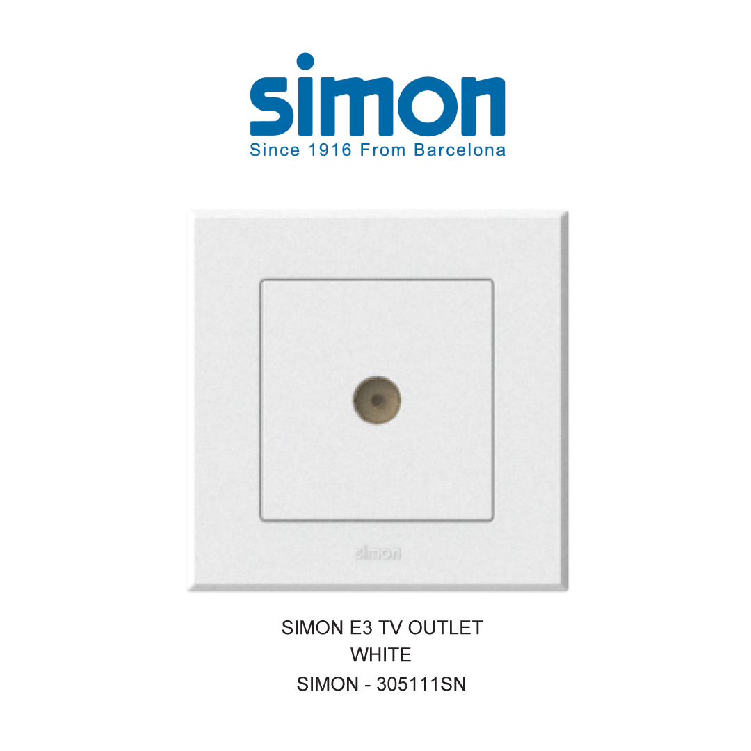 SIMON E3 TV OUTLET