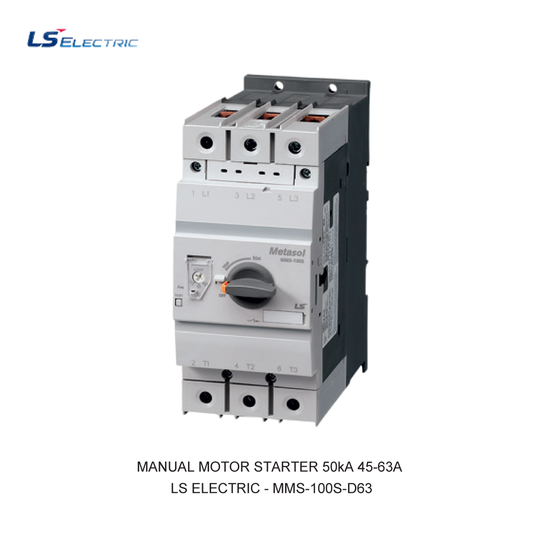 MANUAL MOTOR STARTER 50kA 45-63A
