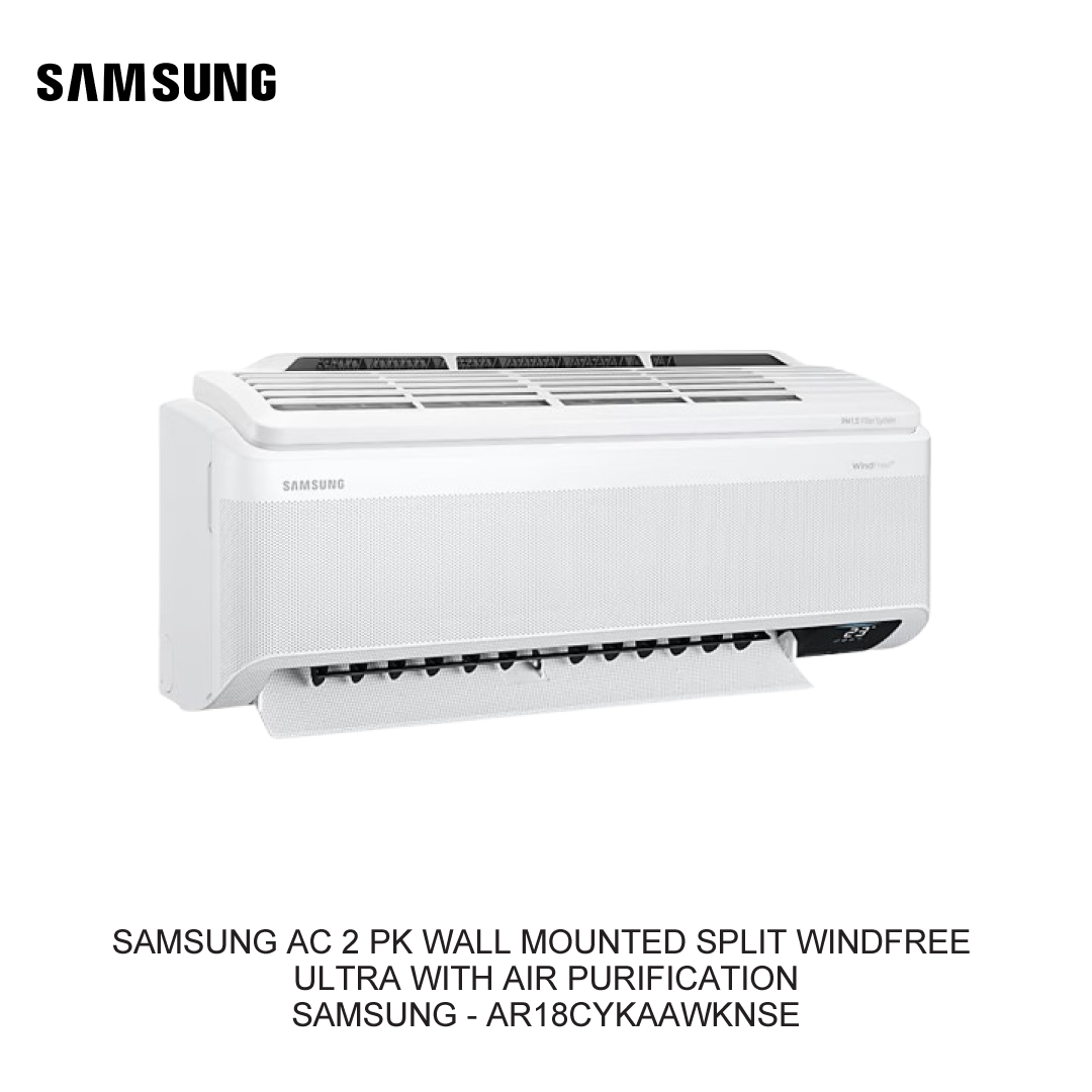 SAMSUNG AC 2 PK WALL MOUNTED SPLIT WINDFREE ULTRA WITH AIR PURIFICATION