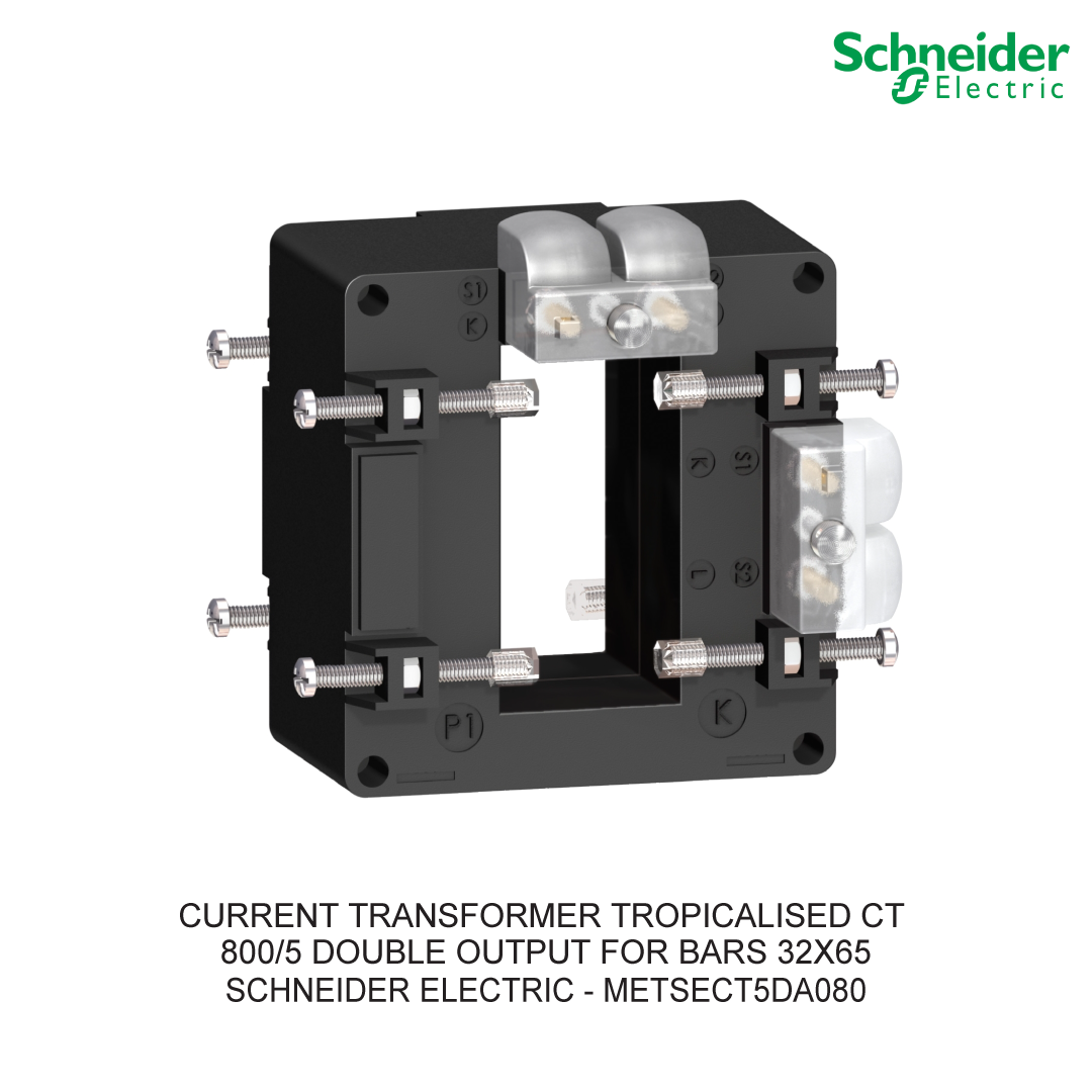 CURRENT TRANSFORMER TROPICALISED CT 800/5 DOUBLE OUTPUT FOR BARS 32X65