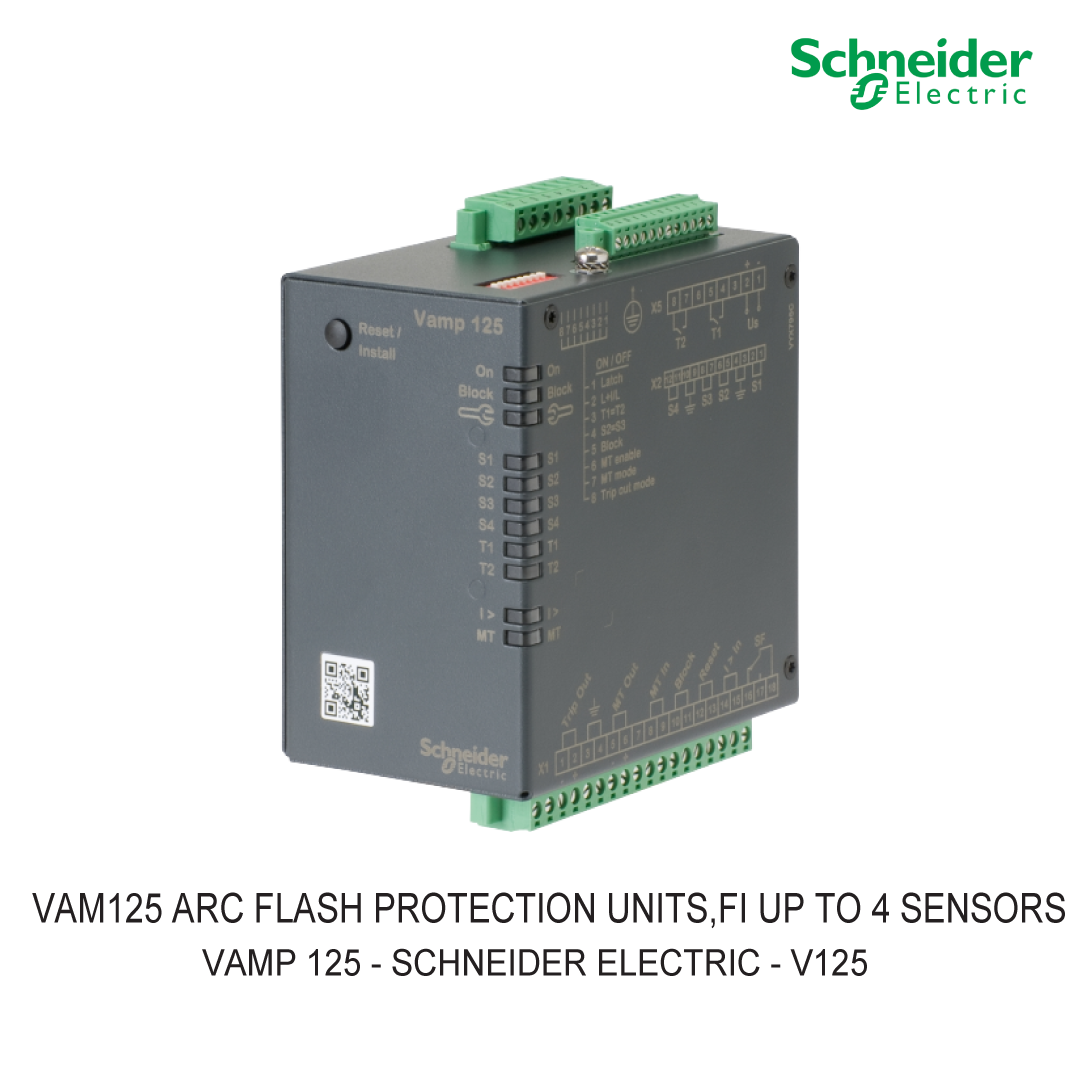 VAM125 ARC FLASH PROTECTION UNITS,FI UP TO 4 SENSORS
