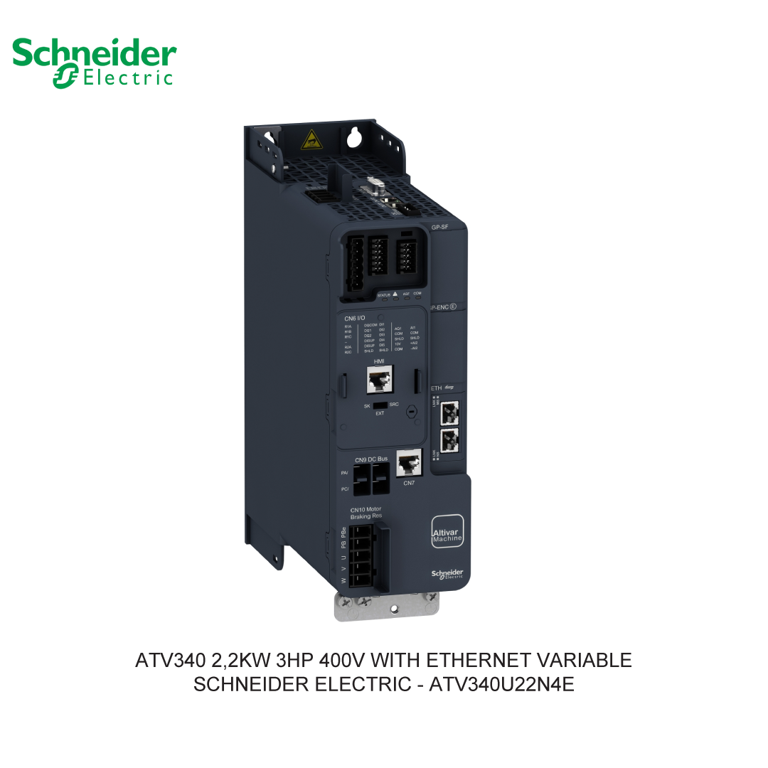 ATV340 2,2KW 3HP 400V WITH ETHERNET VARIABLE