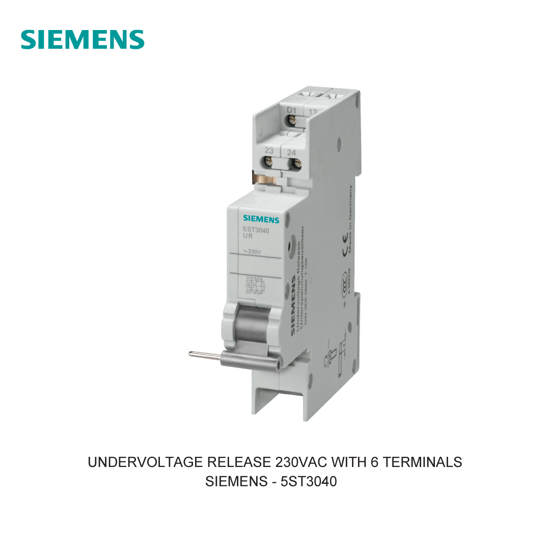 UNDERVOLTAGE RELEASE 230VAC WITH 6 TERMINALS