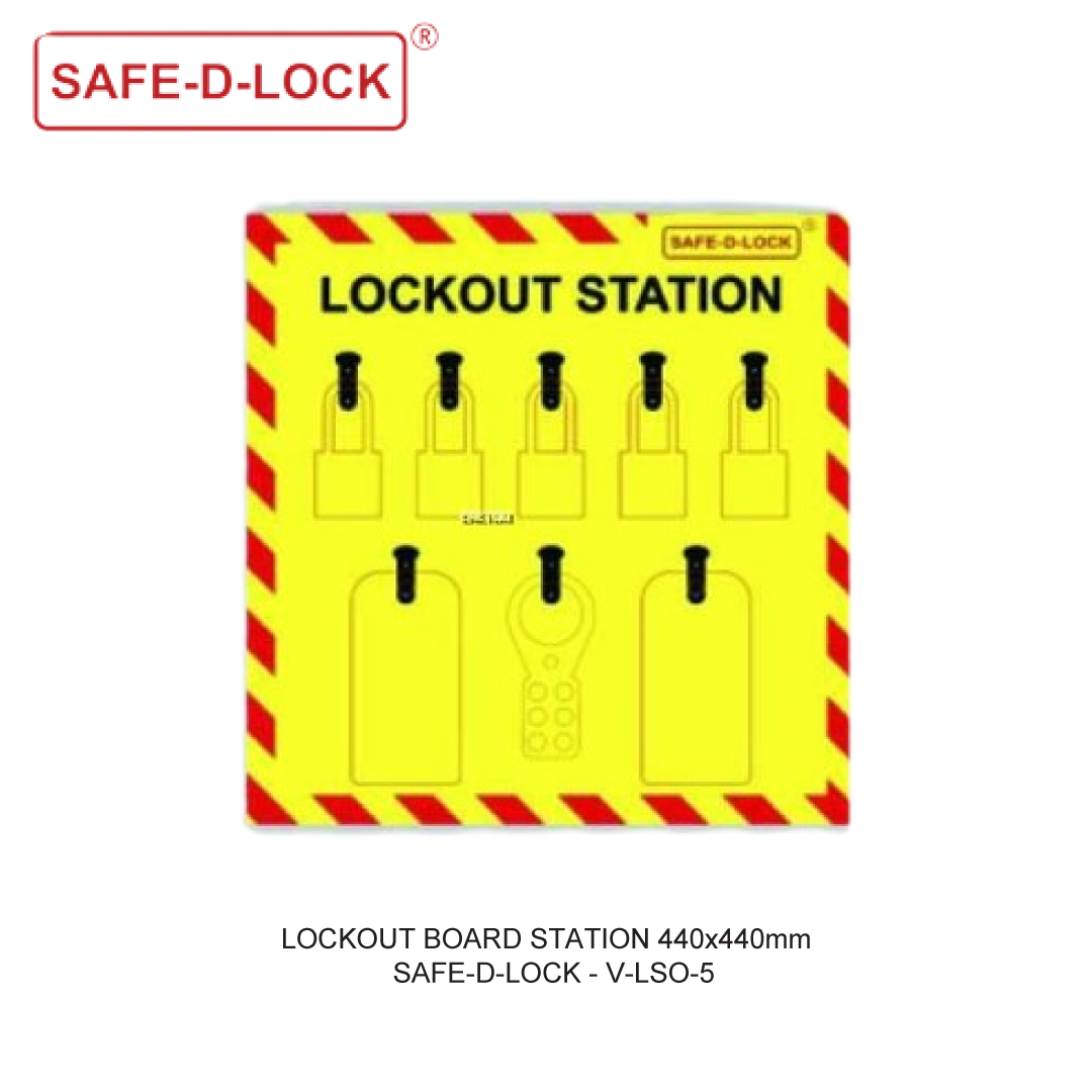 LOCKOUT BOARD STATION 440x440mm