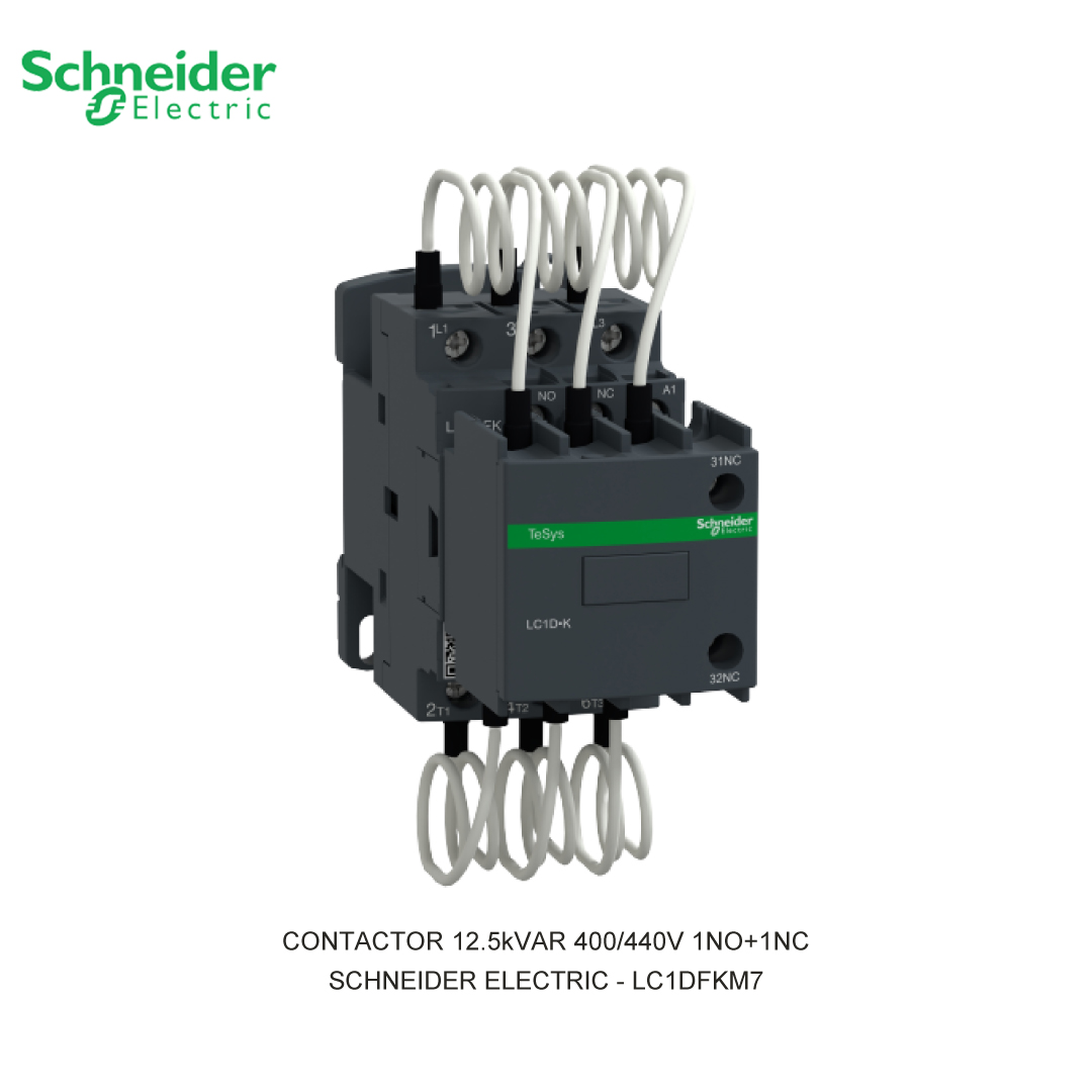 CONTACTOR 12.5kVAR 400/440V 1NO+1NC