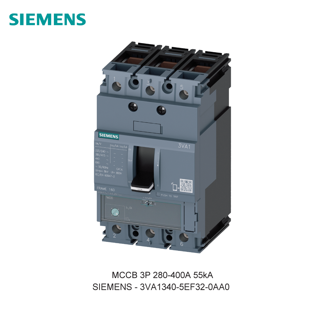 MCCB 3P 280-400A 55kA