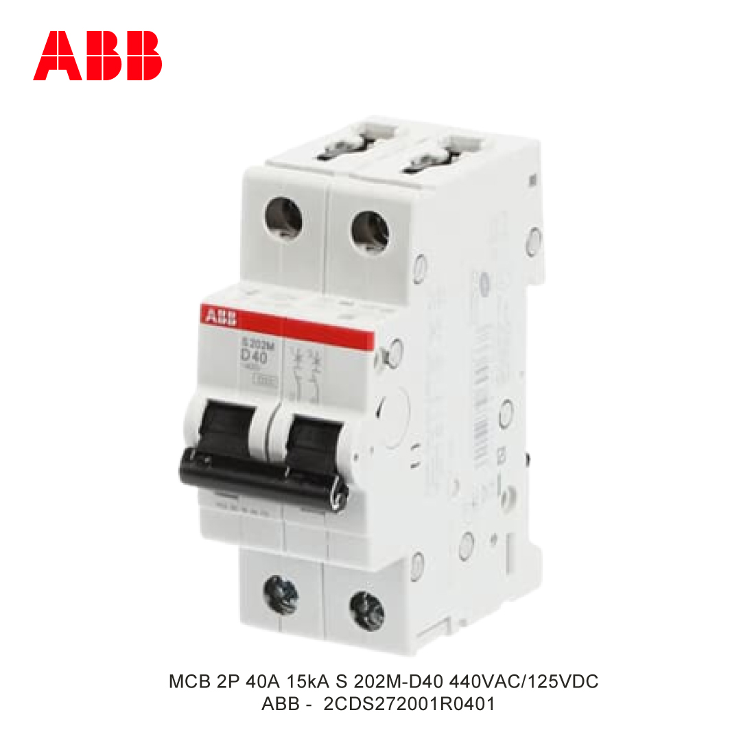 MCB 2P 40A 15kA CURVA D