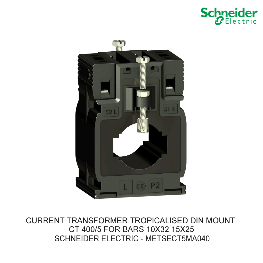 CURRENT TRANSFORMER TROPICALISED DIN MOUNT CT 400/5 FOR BARS 10X32 15X25