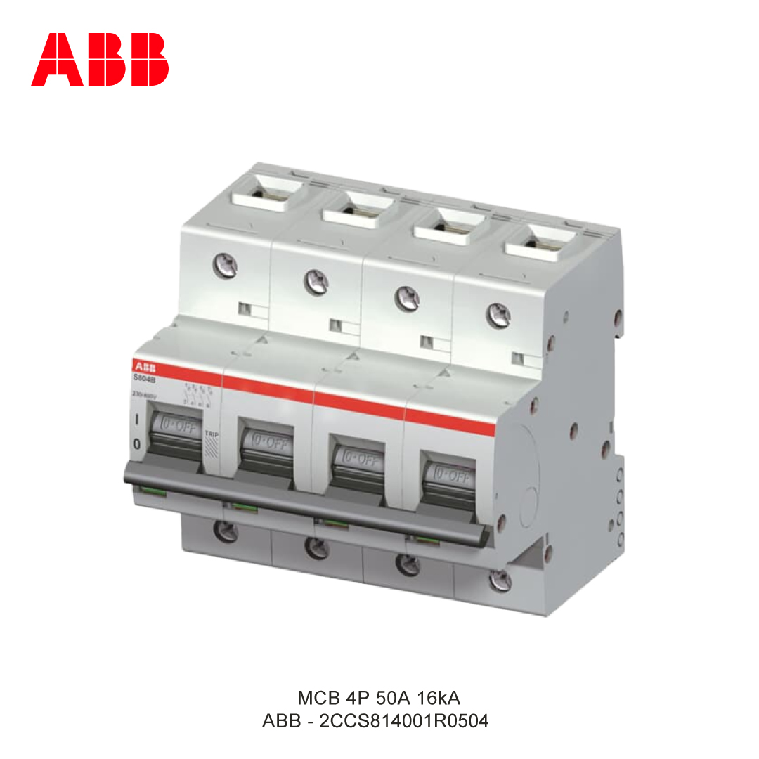 MCB 4P 50A 16kA CURVA C
