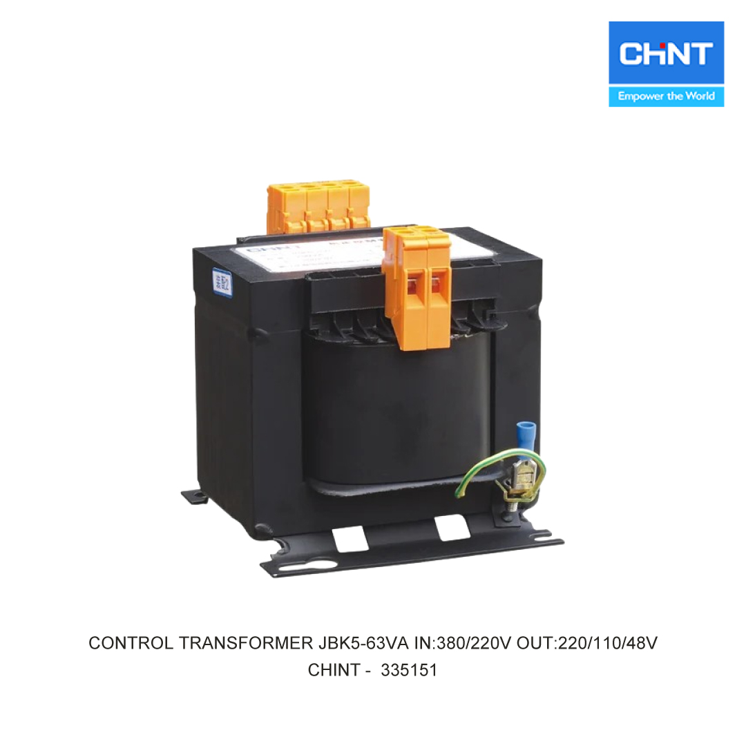 CONTROL TRANSFORMER JBK5-63VA IN:380/220V OUT:220/110/48V
