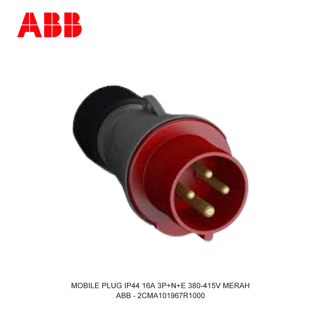 MOBILE PLUG IP44 16A 3P+N+E 380-415V RED