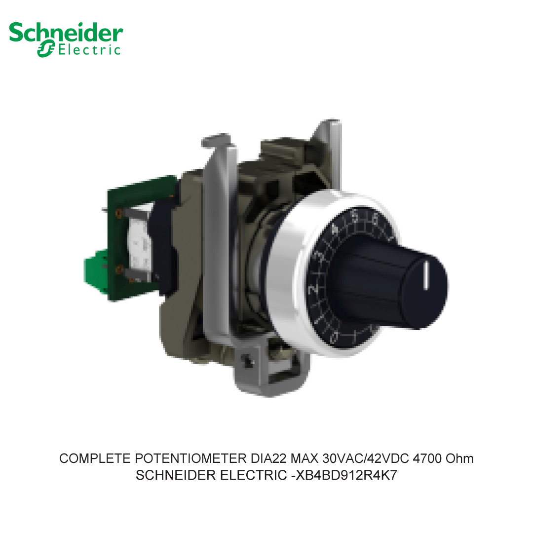 COMPLETE POTENTIOMETER DIA22 MAX 30VAC/42VDC 4700 Ohm