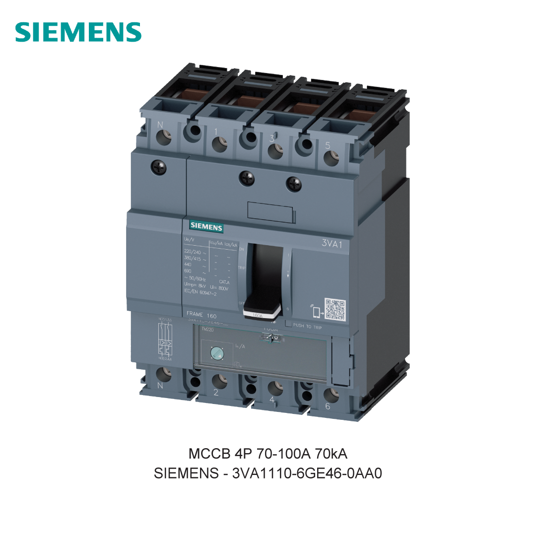 MCCB 4P 70-100A 70kA