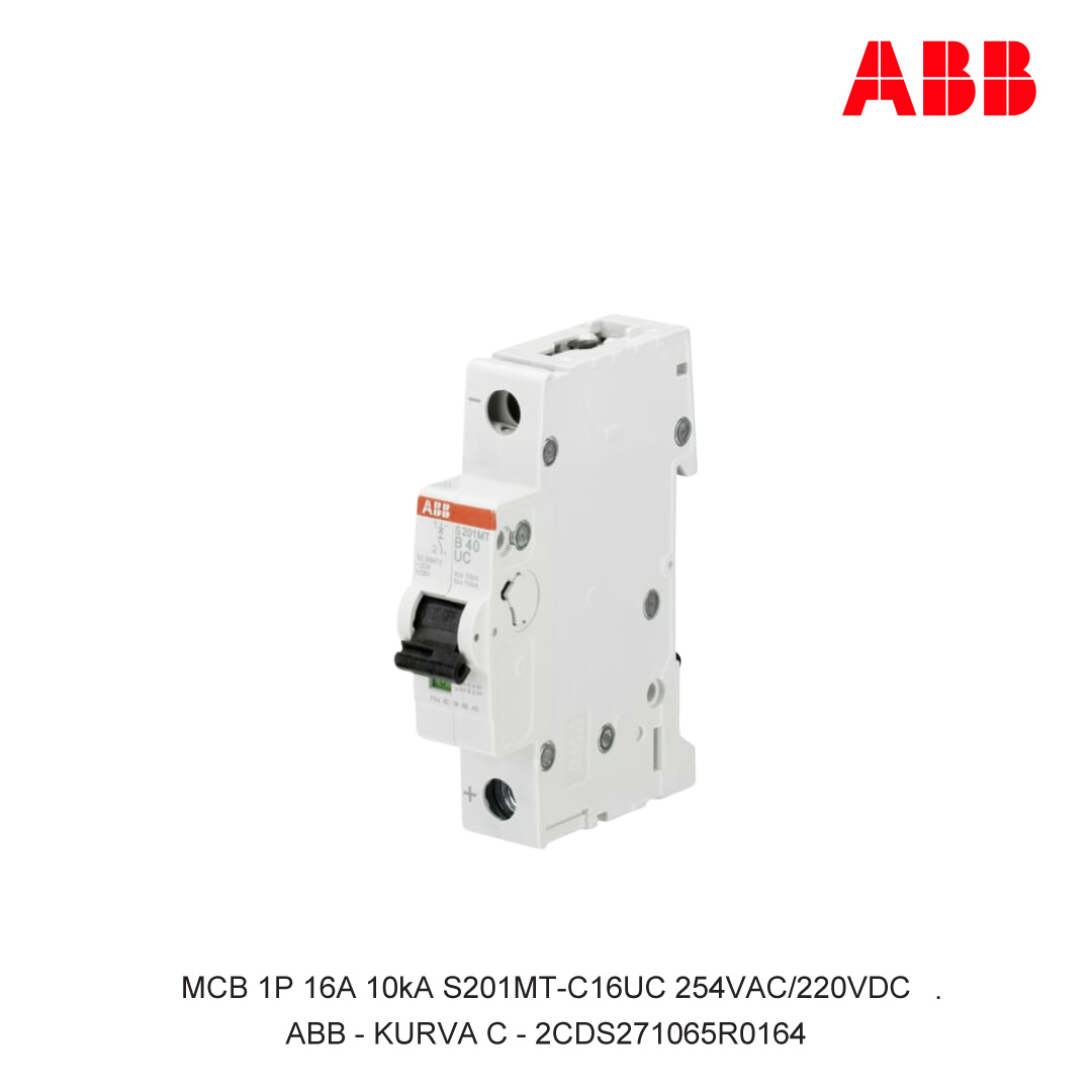 MCB 1P 16A 10kA CURVA C