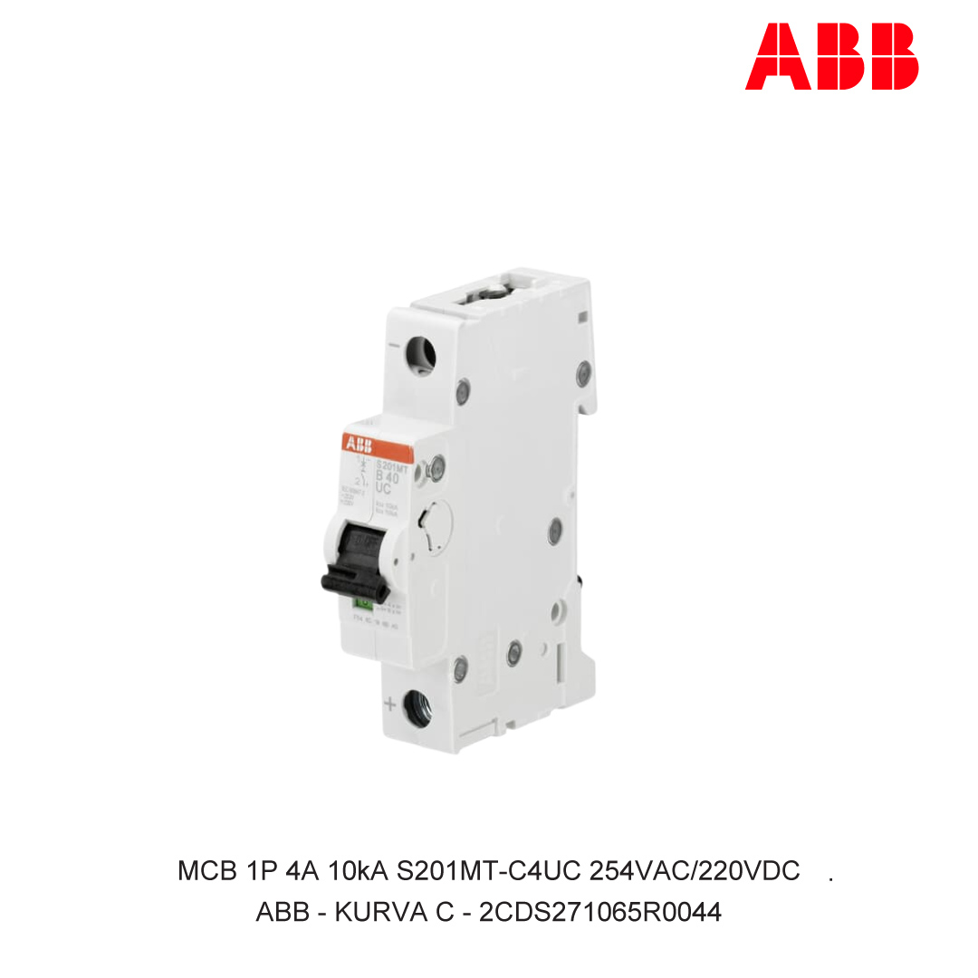 MCB 1P 4A 10kA KURVA C