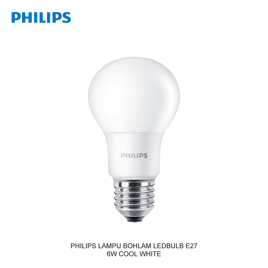 LED BULB 6W E27 COOL WHITE