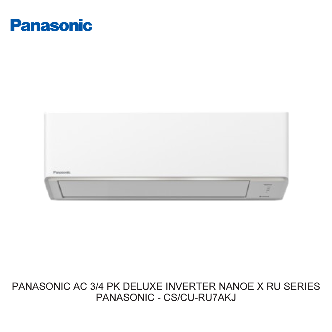 PANASONIC AC 3/4 PK DELUXE INVERTER NANOE X RU SERIES