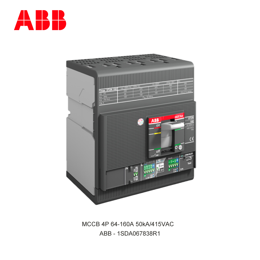 MCCB 4P 64-160A 50kA/415VAC