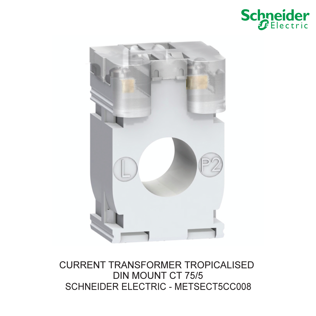 CURRENT TRANSFORMER TROPICALISED DIN MOUNT CT 75/5