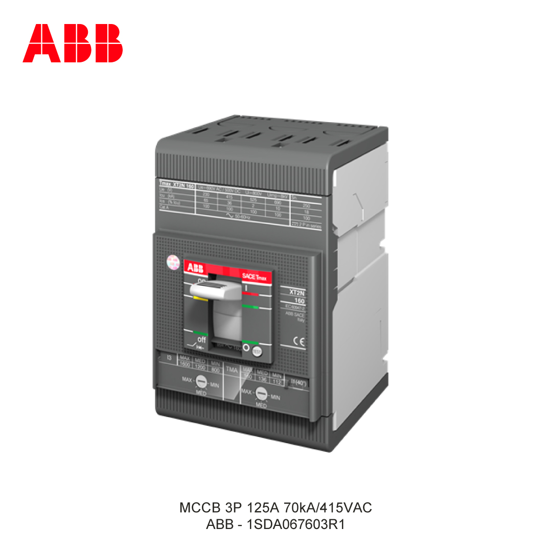 MCCB 3P 125A 70kA/415VAC