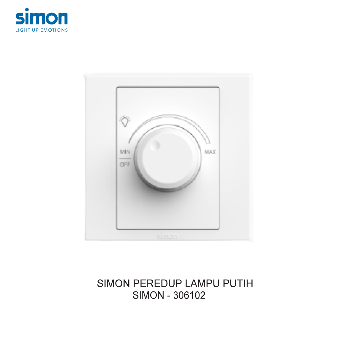SIMON E3 PEREDUP LAMPU PUTIH
