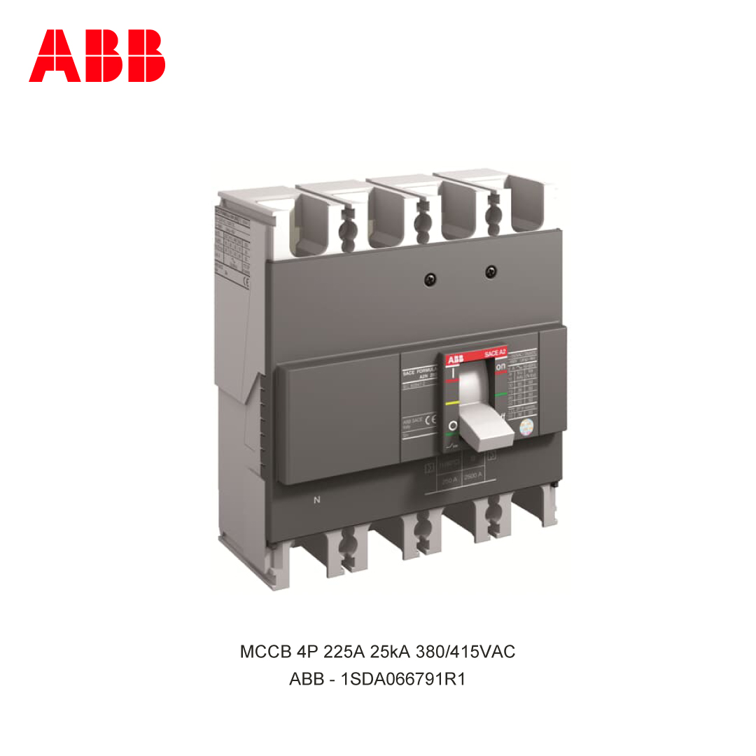 MCCB 4P 225A 25kA 380/415VAC
