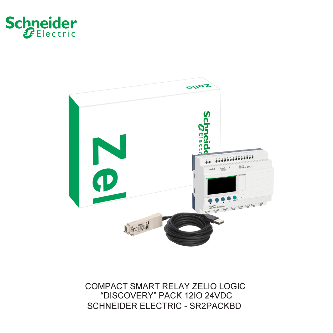 COMPACT SMART RELAY ZELIO LOGIC DISCOVERY PACK 12IO 24VDC