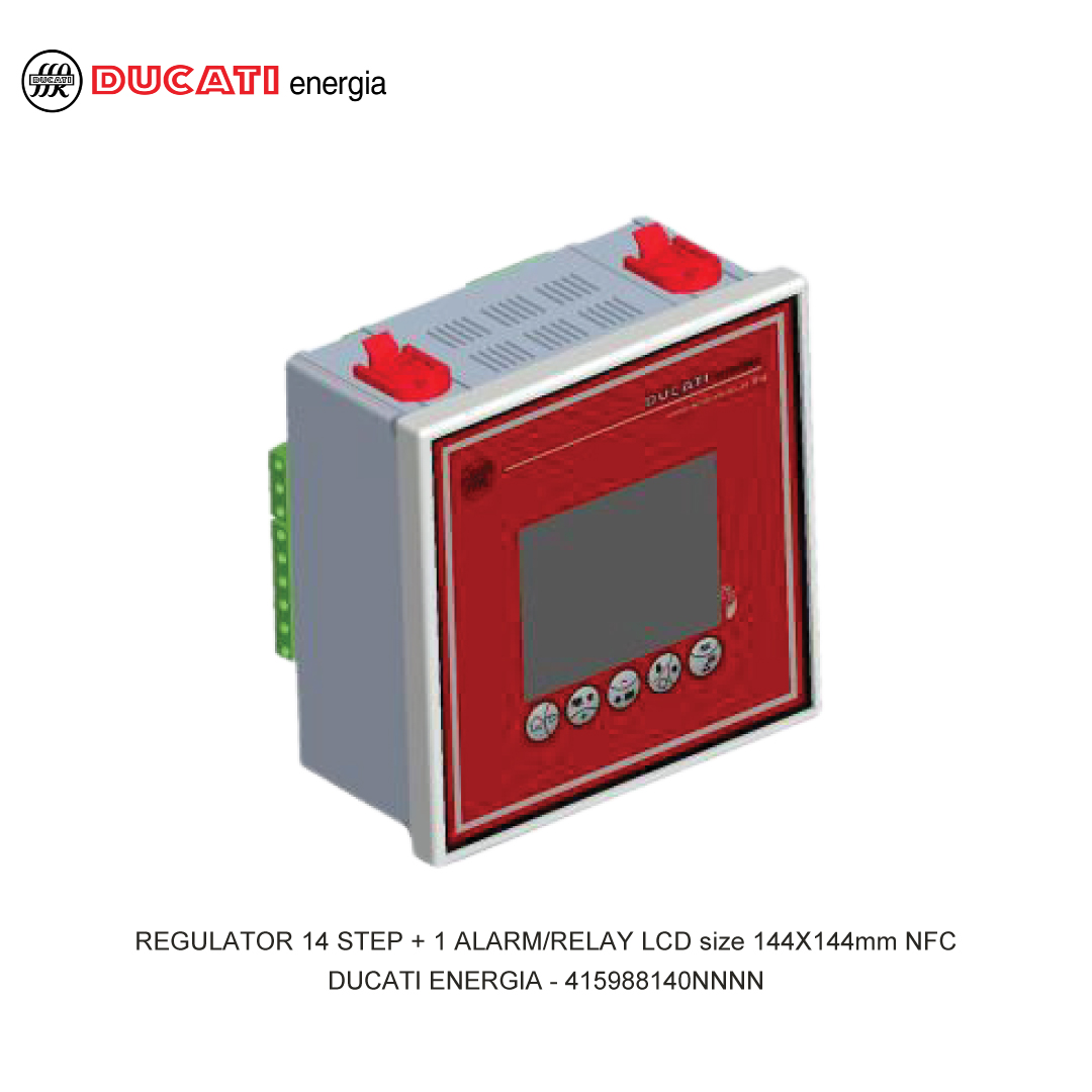 REGULATOR 14 STEP + 1 ALARM/RELAY LCD size 144X144mm NFC