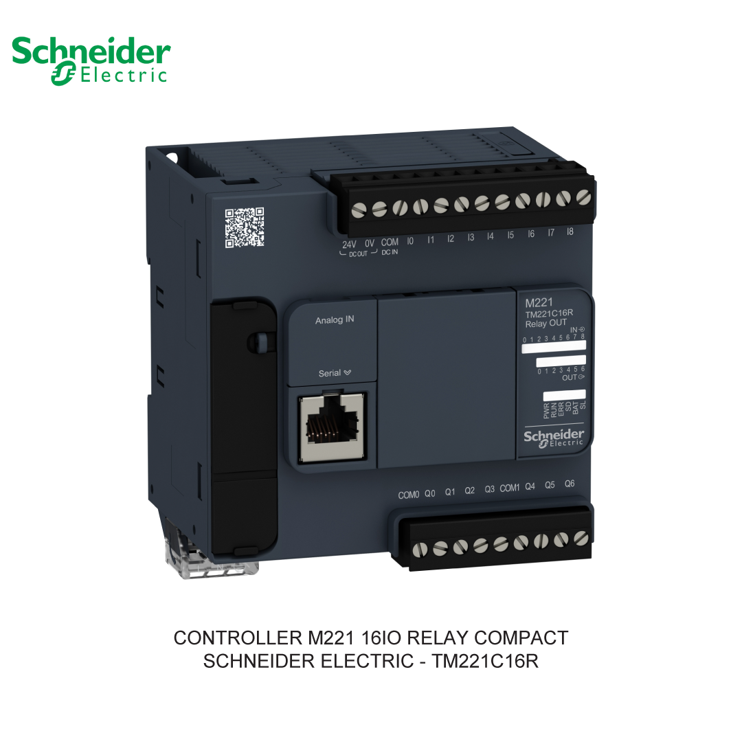 CONTROLLER M221 16IO RELAY COMPACT