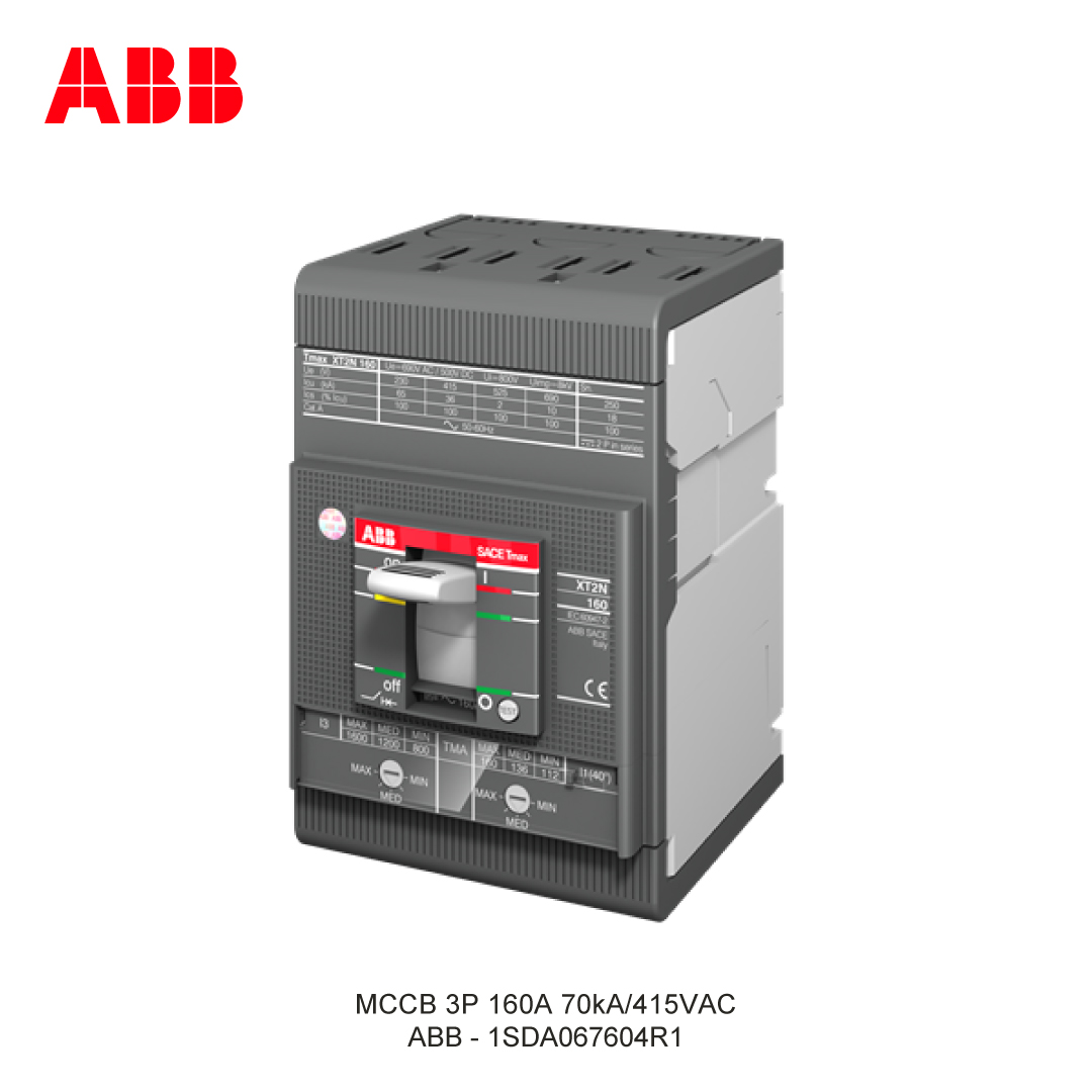 MCCB 3P 160A 70kA/415VAC