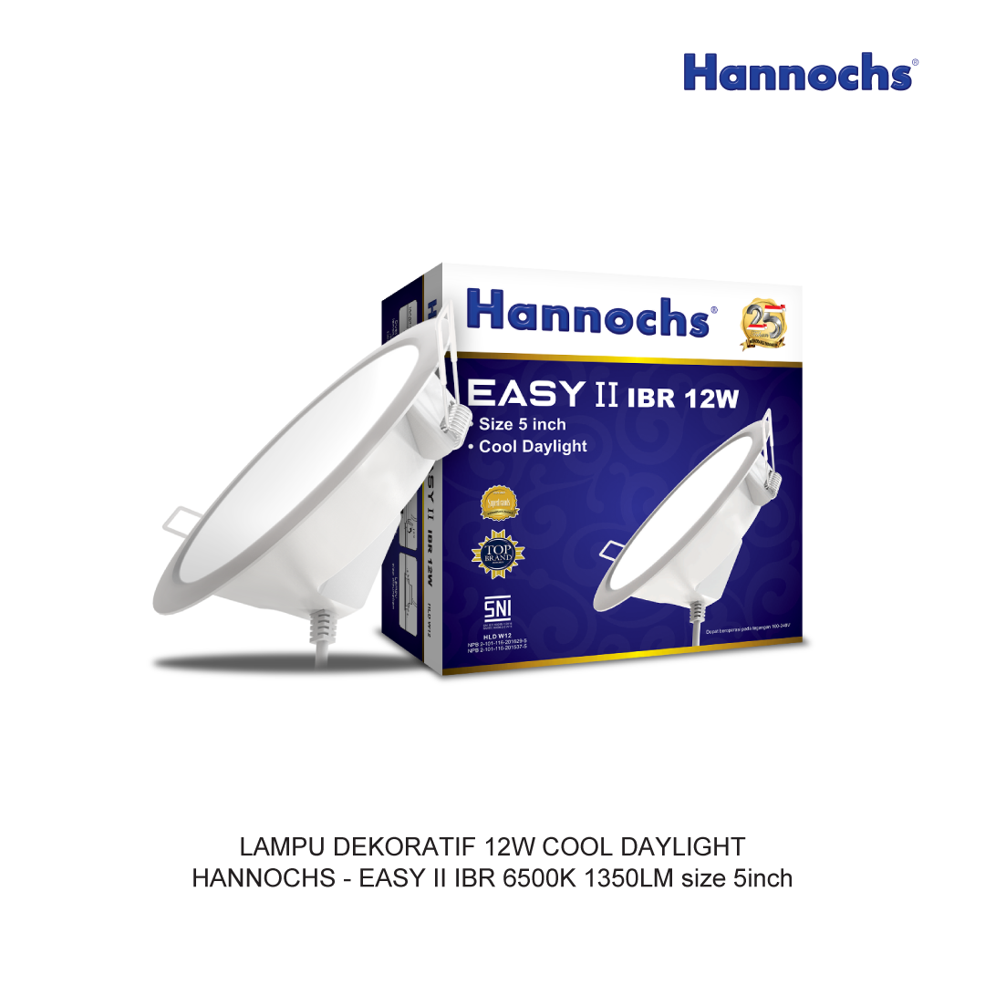 LED DECORATIVE 12W COOL DAYLIGHT HANNOCHS