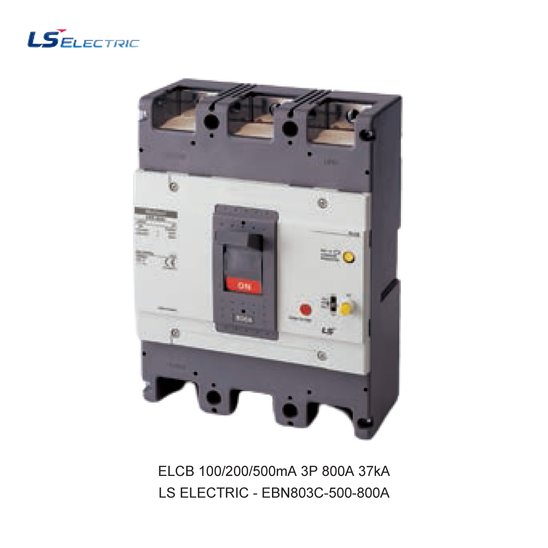 ELCB 100/200/500mA 3P 800A 37kA