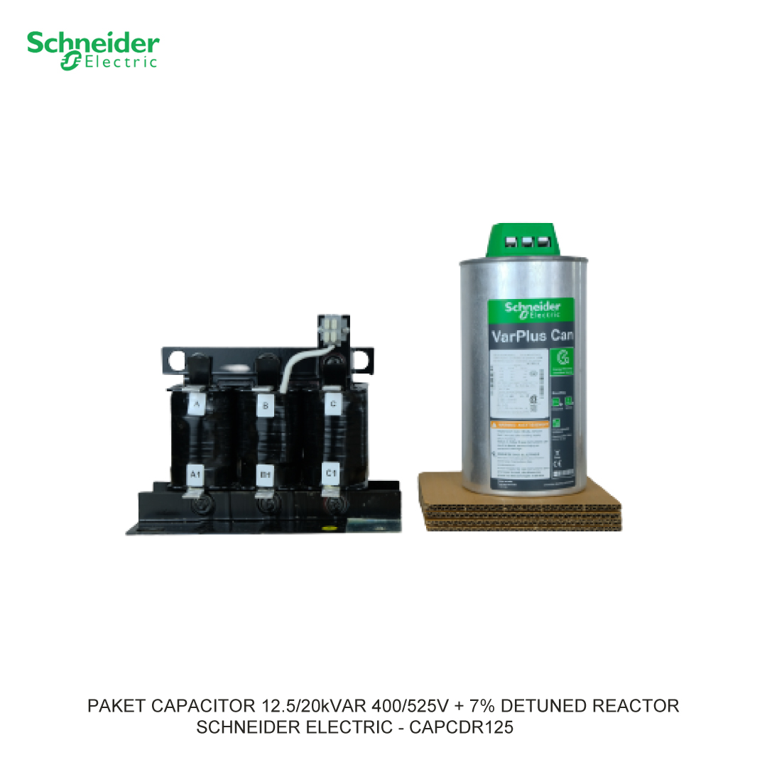 PACKAGE CAPACITOR 12.5/20kVAR 400/525V + 7% DETUNED REACTOR