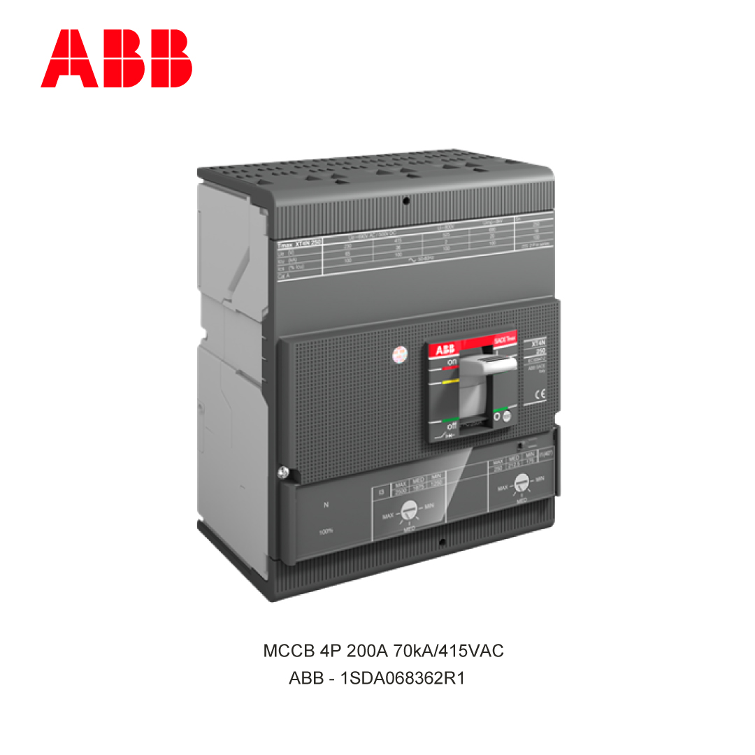 MCCB 4P 200A 70kA/415VAC