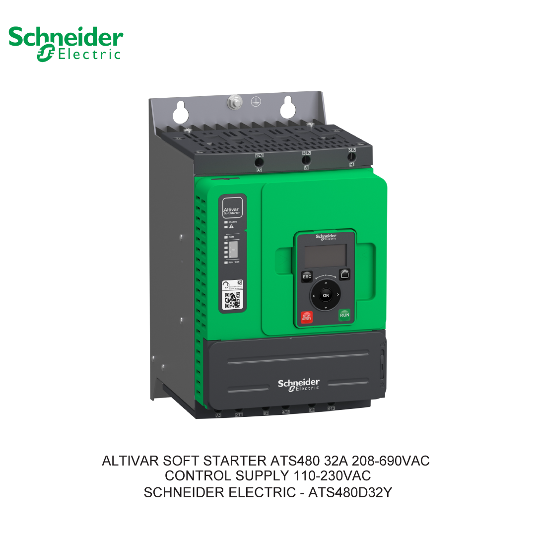 ALTIVAR SOFT STARTER ATS480 32A 208-690VAC CONTROL SUPPLY 110-230VAC