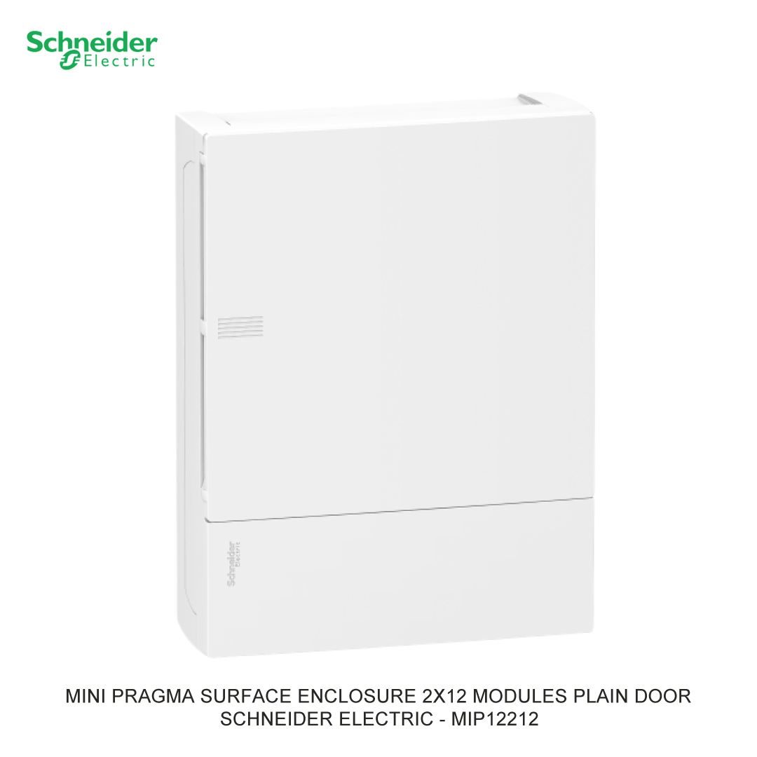MINI PRAGMA SURFACE ENCLOSURE 2X12 MODULES PLAIN DOOR