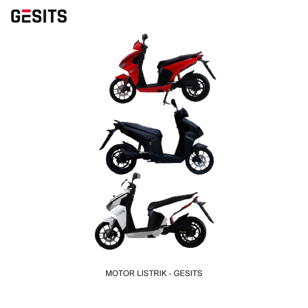 MOTOR LISTRIK GESITS SISTEM BATERAI CHARGE - BALI (HARGA ON THE ROAD)