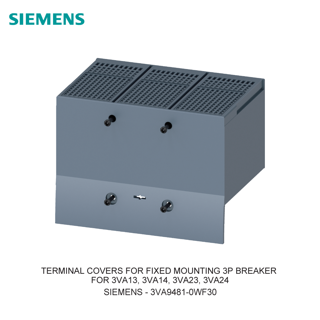 TERMINAL COVERS FOR FIXED MOUNTING 3P BREAKER FOR 3VA13, 3VA14, 3VA23, 3VA24