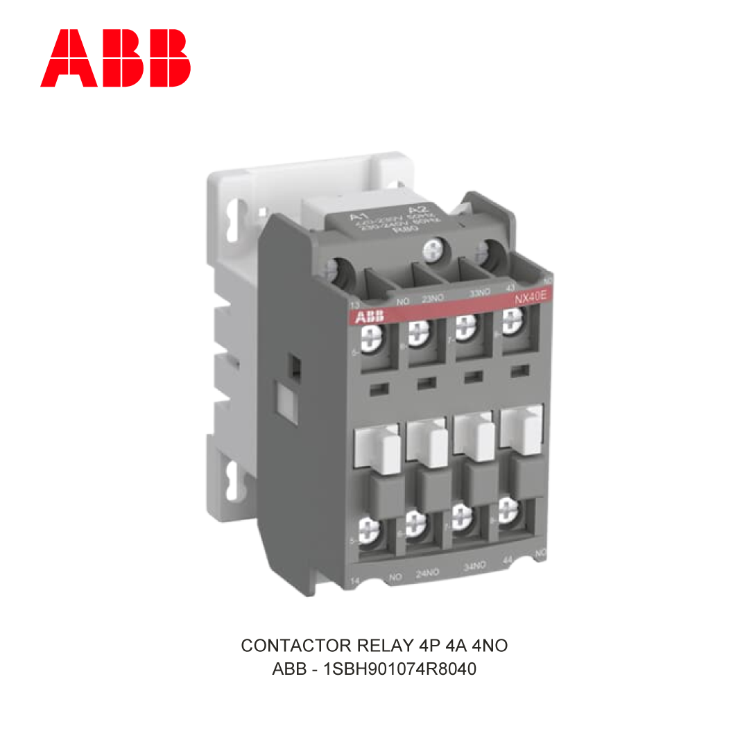 CONTACTOR RELAY 4P 4A AC-15 220-230V 220-230VAC 4NO