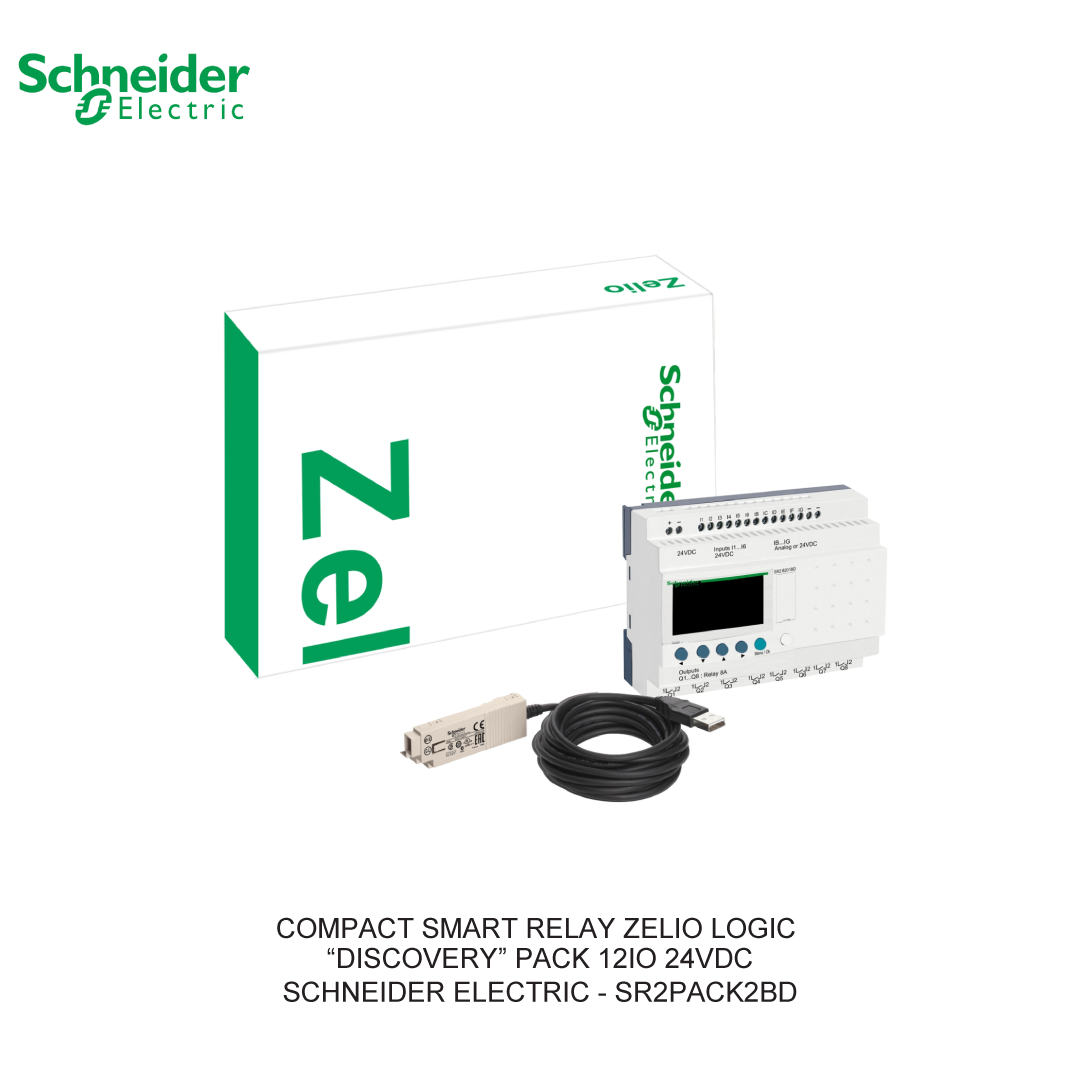 COMPACT SMART RELAY ZELIO LOGIC DISCOVERY PACK 12IO 24VDC