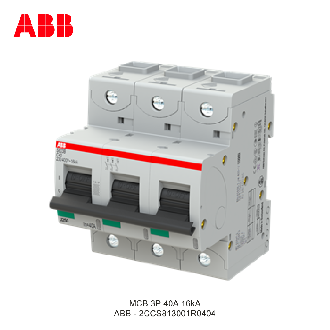 MCB 3P 40A 16kA CURVA C