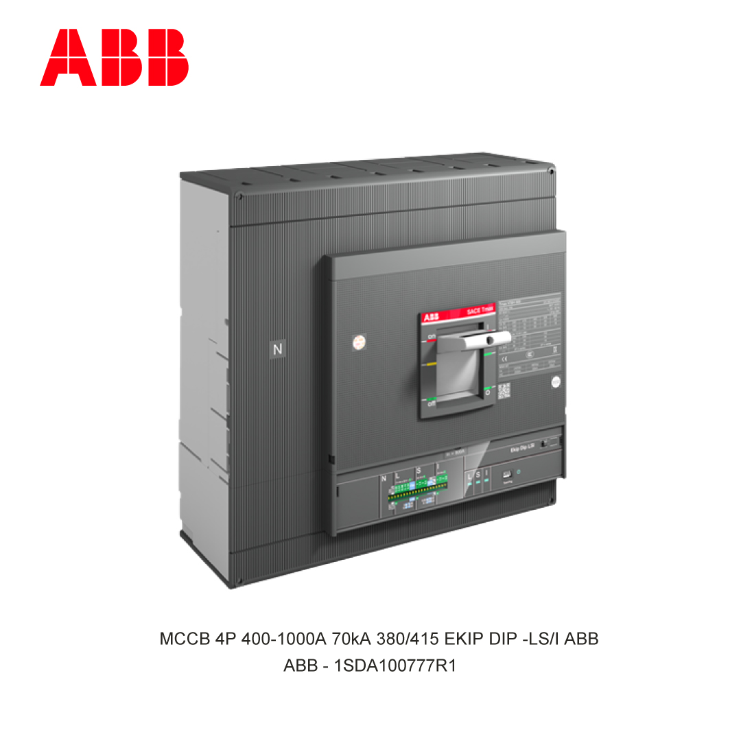 MCCB 4P 400-1000A 70kA 380/415 EKIP DIP -LS/I ABB
