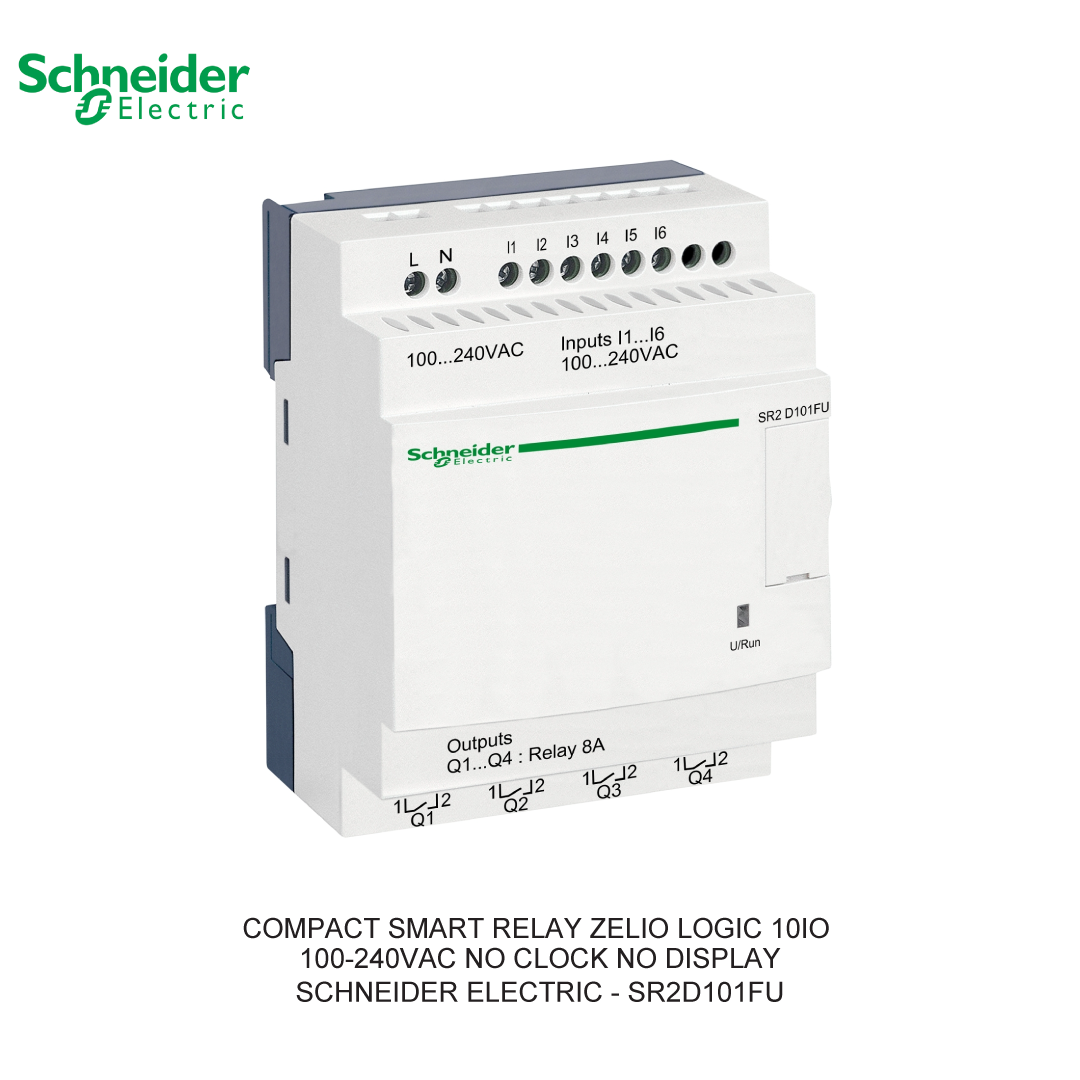 COMPACT SMART RELAY ZELIO LOGIC 10IO 100-240VAC NO CLOCK NO DISPLAY
