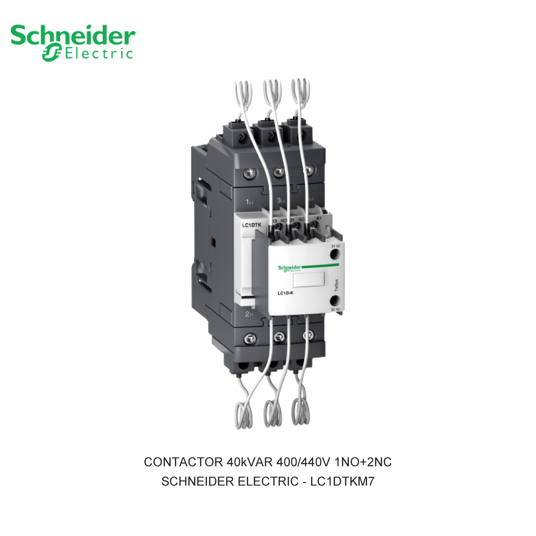 CONTACTOR 40kVAR 400/440V 1NO+2NC