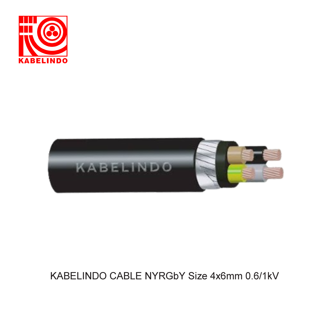 KABELINDO KABEL NYRGbY Size 4x6mm 0.6/1kV