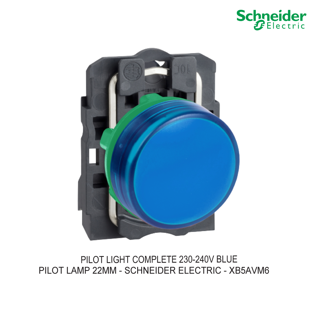 PILOT LIGHT COMPLETE 230-240V BLUE