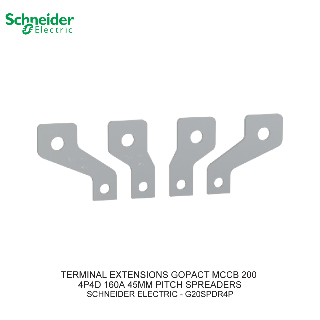 TERMINAL EXTENSIONS GOPACT MCCB 200 4P4D 160A 45MM PITCH SPREADERS