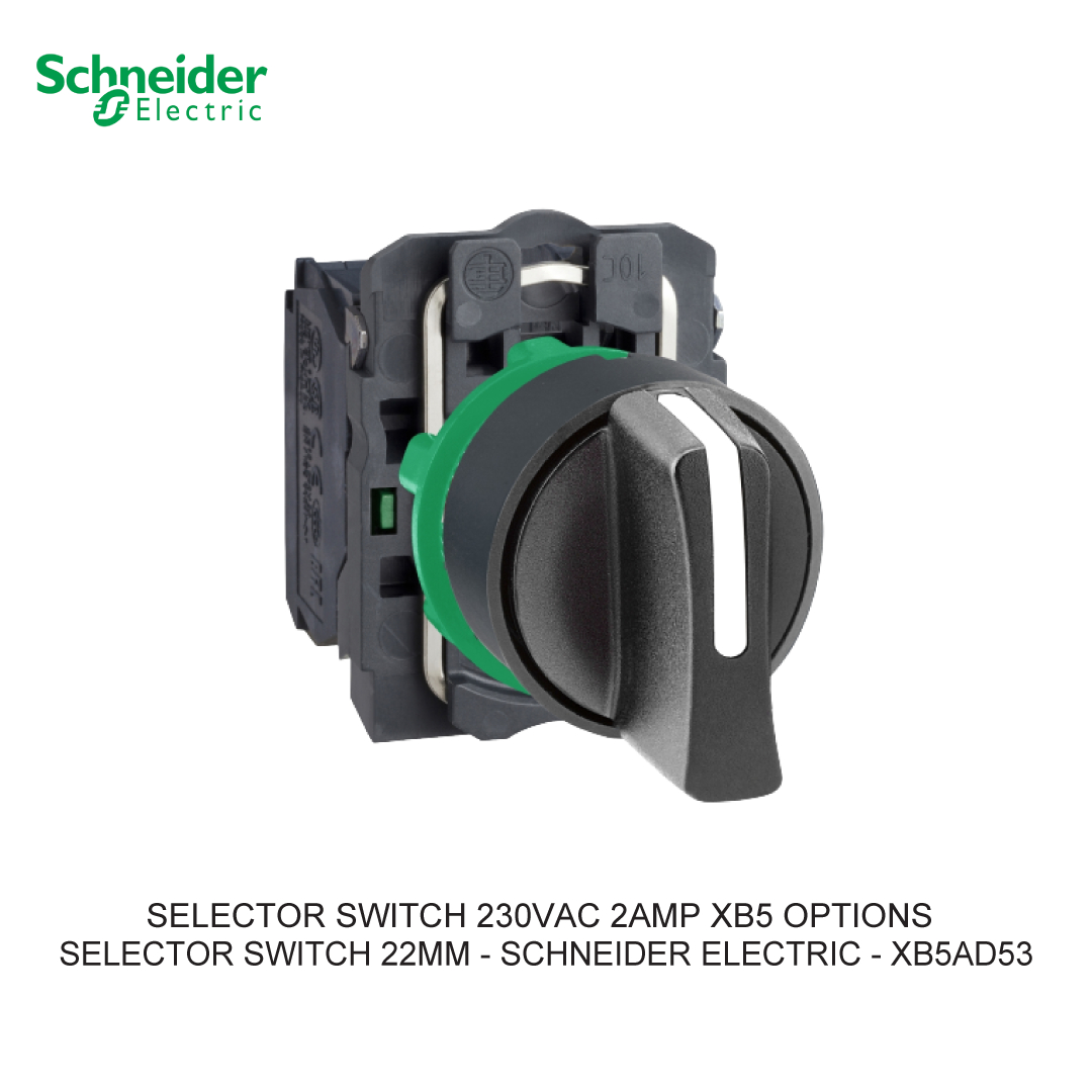 SELECTOR SWITCH 230VAC 2AMP XB5 OPTIONS