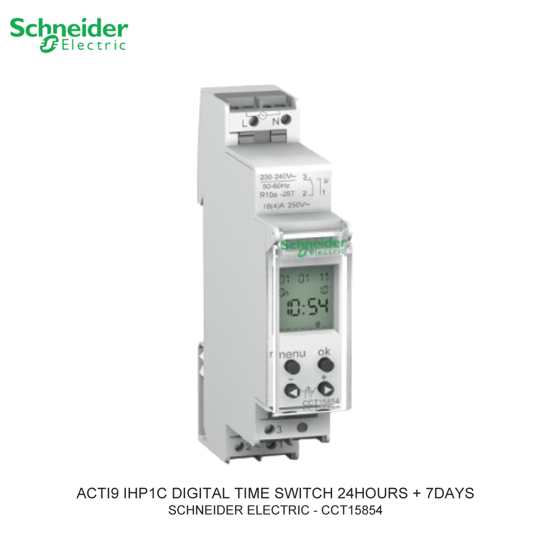 ACTI9 IHP1C DIGITAL TIME SWITCH 24HOURS + 7DAYS