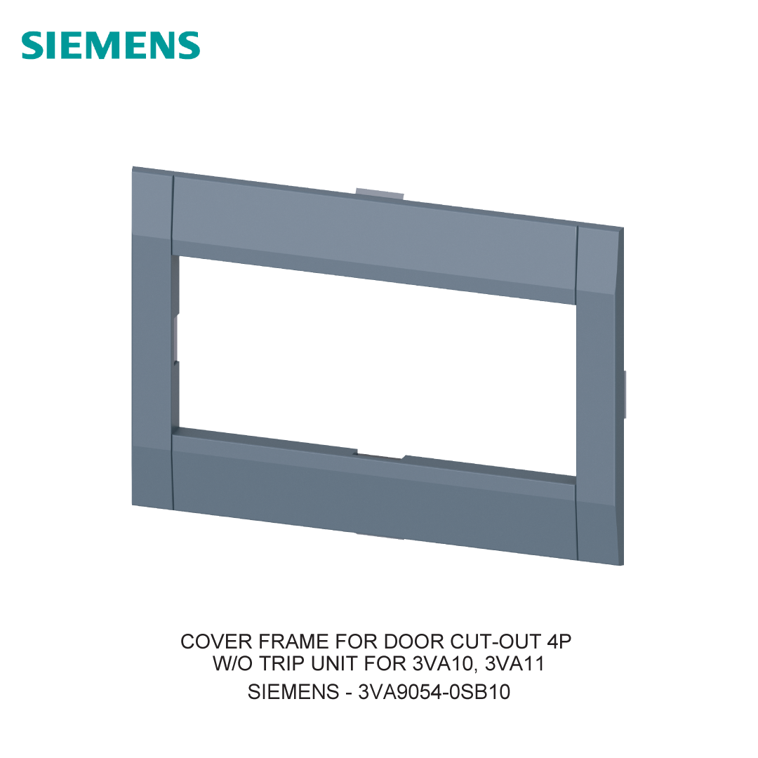COVER FRAME FOR DOOR CUT-OUT 4P W/O TRIP UNIT FOR 3VA10, 3VA11